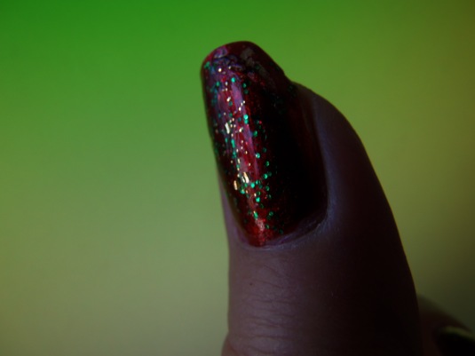 12 - Opal's Gems - Christmas Wrap nails